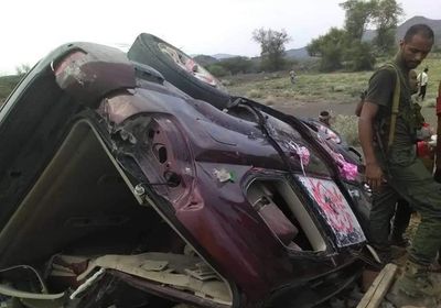 وفاة عروسة وإصابة عريسها في حادث مروري مروع  بلحج (صورة)