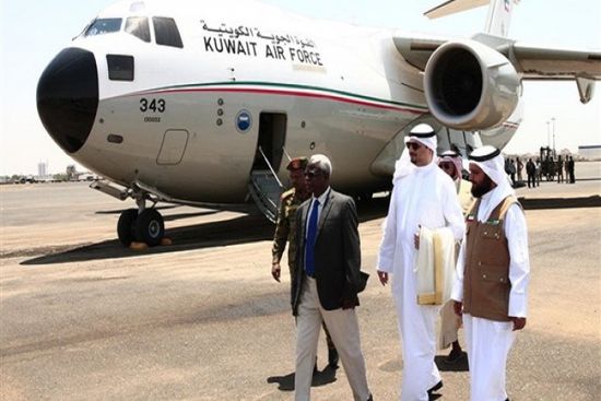 وصول طائرة ثانية للمساعدات الكويتية إلى الخرطوم