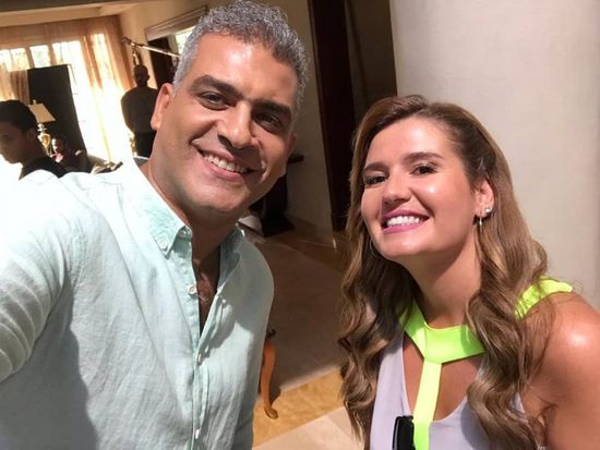 هنا شيحة لهاني عادل :"انبسطت بالشغل معاك"