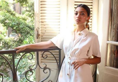 مي الغيطي بالأبيض في جلسة تصوير جديدة (صور)