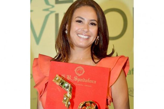 هند صبري تتسلم جائزة Starlight Cinema award (صور)