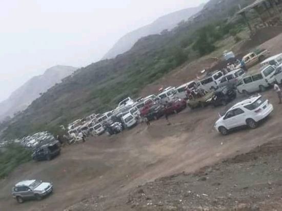 حشود جماهيرية تتوجه من الضالع إلى عدن للمشاركة بمليونية الوفاء