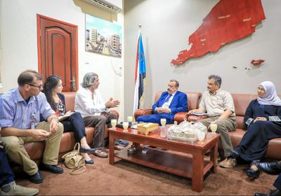 لقاء هام بين بن بريك ومدير مكتب "جريفيث"  (تفاصيل) 