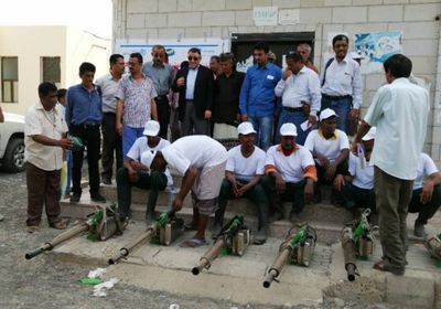 الانتقالي الجنوبي والسلطة المحلية يشرفان على عودة الحياة بأبين (صور)