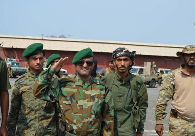 زيارة خاصة من مدير أمن عدن لكتيبة حماية ميناء المعلا (تفاصيل وصور)