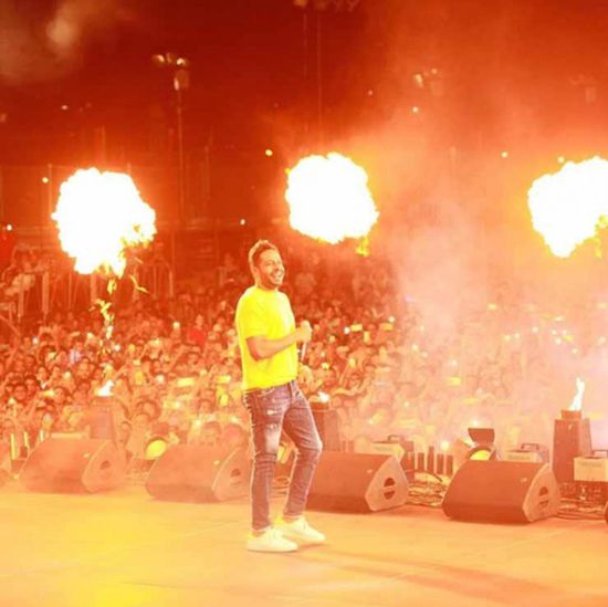 بالصور.. محمد حماقي يتألق بحفله الغنائي الأخير