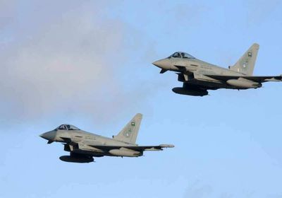 مقاتلات التحالف تدك عدة مواقع حوثية بصعدة