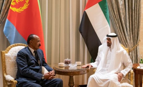 ولي عهد أبوظبي والرئيس الإريتري يبحثان العلاقات الثنائية بين البلدين