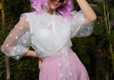 إبتسام تسكت بلوك غريب في أحدث جلسة تصوير