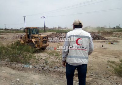 بدعم إماراتي.. اختتام حملة النظافة بلحج  (صور)