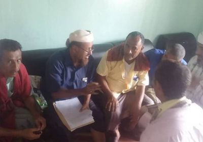 لقاء بين فريق من SFD"" فرع عدن مع قيادة ردفان لدعم المزارعين 