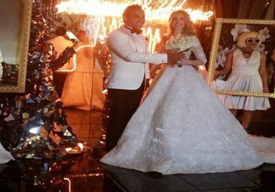 بالفيديو.. أبرز لقطات حفل زفاف هنا الزاهد وأحمد فهمي