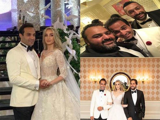 هكذا هنأ شيكو وهشام ماجد أحمد فهمي بحفل زفافه