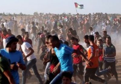 فلسطينيون يخرجون في مسيرات العودة بغزة للتنديد باتفاقية أوسلو