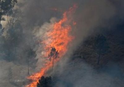 إجلاء السكان في ضاحية لاجونيسي السياحية بأثينا بسبب نشوب حريق