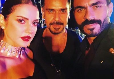 شاهد.. درة وخالد سليم في كواليس مسلسلهما "بلا دليل"