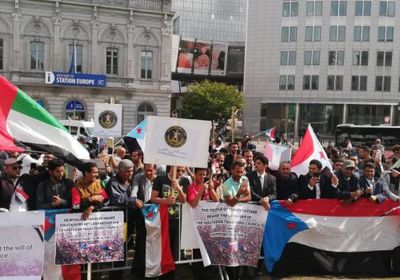 حضور مكثف في فعالية الوفاء للإمارات والسعودية في بلجيكا (صور)