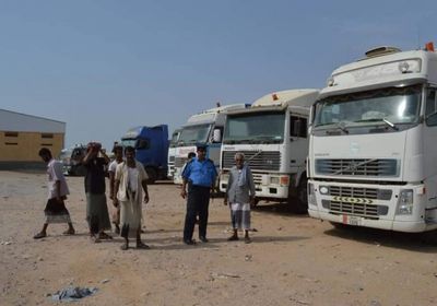 حملة شاملة لفحص الشاحنات في المكلا بحضرموت