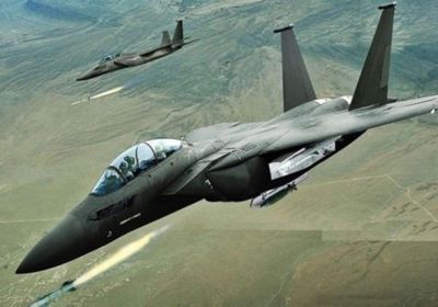 طيران التحالف يقصف مواقع المليشيات في حجة 