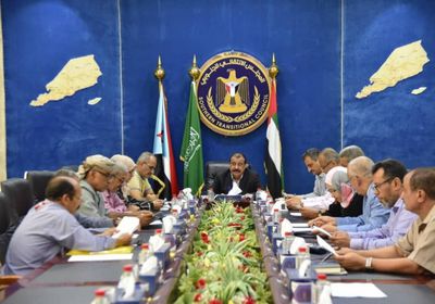 هيئة رئاسة الانتقالي تناقش كافة المستجدات على الساحة الجنوبية 