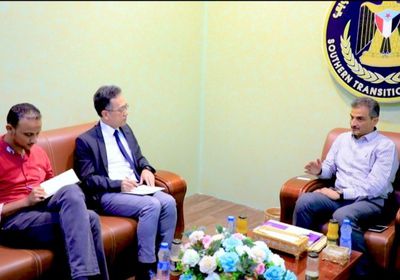 لقاء هام بين الأمين العام للانتقالي ومسئول الشؤون السياسية لمكتب غريفيث