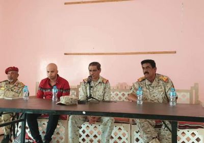 تفاصيل لقاء البحسني بقيادات و ضباط المنطقة العسكرية الثانية (صور)