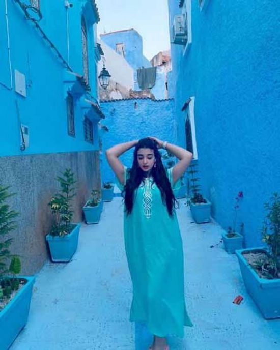 جيهان خليل بشوارع المغرب في جلسة تصوير جديدة (صور)