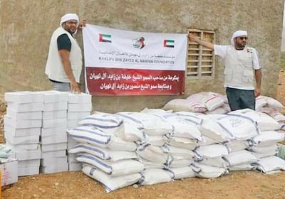 بدعم إماراتي..تسيير قوافل إغاثية جديدة إلى مناطق نوجد بسقطرى (صور)