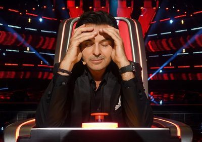 صورة.. راغب علامة يروج للموسم الخامس من برنامج "ذا فويس"