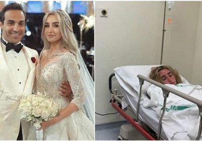 خلال شهر العسل.. هنا الزاهد تدخل المستشفى للمرة الثالثة 