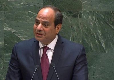 الرئيس المصري: نطالب دائما باتباع منهج شامل لمكافحة الإرهاب دون استثناء