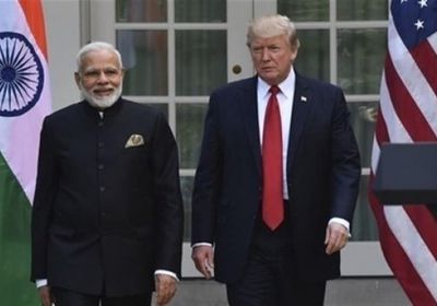 ترامب يطالب رئيس وزراء الهند بتحسين العلاقات مع باكستان