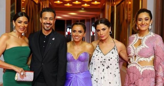 شاهد نجوم الفن في احتفالية "موسيقى السينما الخالدة" بمهرجان الجونة