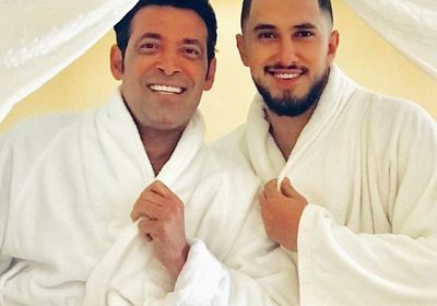 سعد الصغير يهنئ نجله بعيد ميلاده