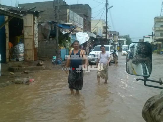 بسبب الأمطار..أضرار مادية كبيرة في الحوطة بلحج (صور)