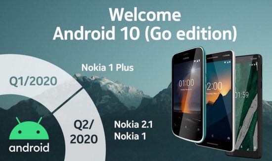 غوغل تطلق أنظمة Android 10 Go لمساعدة أصحاب الهواتف المتوسطة