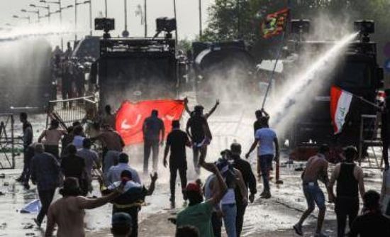 ‏تجدد إطلاق النار ببغداد في اليوم الثالث للاحتجاجات