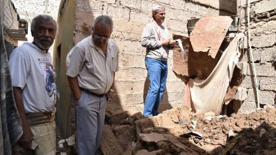 لجنة الإغاثة بالانتقالي تتفقد مدينة الحوطة لمعرفة حجم أضرار الأمطار (صور)
