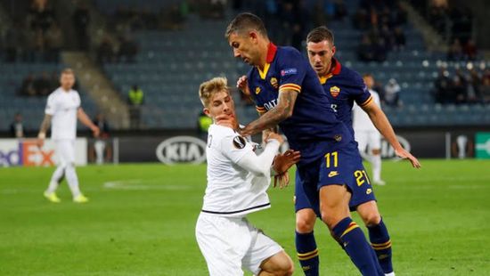 روما يتعادل بهدف مع بطل النمسا في الدوري الأوروبي