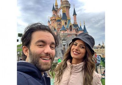 ريهام أيمن بصحبة زوجها شريف منير في باريس (صور)