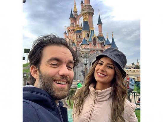 ريهام أيمن بصحبة زوجها شريف منير في باريس (صور)