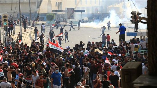 مقتل 5 متظاهرين عراقيين في تجدد الاشتباكات ببغداد