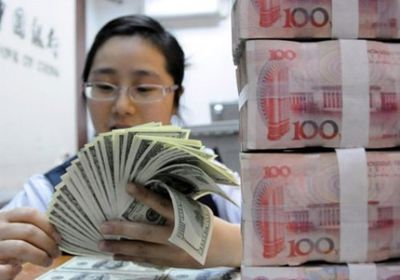 تراجع احتياطي النقد الأجنبي في الصين إلى 3.1 تريليون دولار 