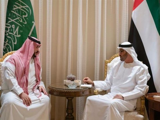 تفاصيل لقاء الأمير خالد بن سلمان والشيخ محمد بن زايد في أبو ظبي