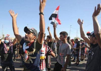 مظاهرات العراق تعري الغطاء الإيراني على جرائم المليشيات الحوثية