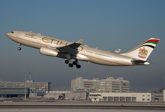 الاتحاد للطيران الإماراتية تزيد رحلاتها بين أبوظبي وبيروت