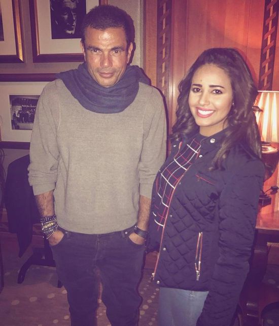 "كل سنة وأنت الهضبة".. رنا سماحة تهنئ عمرو دياب بعيد ميلاده