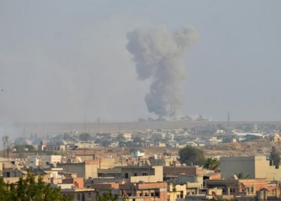 الأكراد السوريون يشعلون حرائق للتعمية على الطائرة التركية المغيرة 