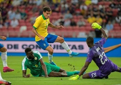 التعادل الايجابي عنوان مباراة السنغال والبرازيل 