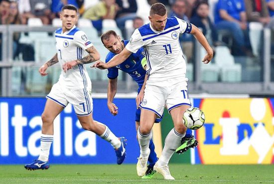 المنتخب البوسني يهزم فنلندا 4 / 1 في تصفيات يورو 2020